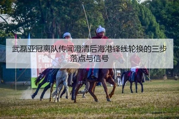 武磊亚冠离队传闻澄清后海港锋线轮换的三步落点与信号
